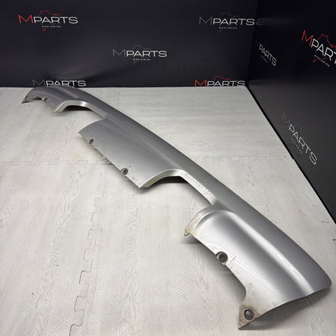 01-06 BMW E46 M3 Rear Bumper Lower Lip Diffuser Trim Panel OEM Titan Silver
