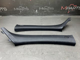 08-11 BMW E90 3 SERIES M3 A PILLARS TRIM COVERS BLACK 7058331