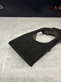 Ferrari F8 Tributo, Center Console Insert Trim, Black, Alcantara, P/N 873698