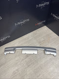 01-06 BMW E46 M3 Rear Bumper Lower Lip Diffuser Trim Panel OEM Titan Silver