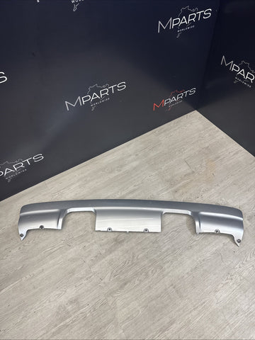 01-06 BMW E46 M3 Rear Bumper Lower Lip Diffuser Trim Panel OEM Titan Silver