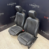 16-18 BMW F87 M2 Coupe Interior Front Left Passenger Seats Black Blue Stitching