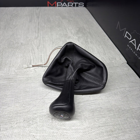 08-13 OEM BMW E90 E92 E93 M3 Manual Transmission Gear Shifter Knob Leather