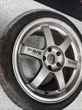 17x8.5 17x10.5 VOLK RACING TE37 WHEELS RIMS HONDA CIVIC EG EK S2000