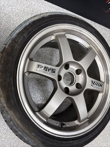 17x8.5 17x10.5 VOLK RACING TE37 WHEELS RIMS HONDA CIVIC EG EK S2000