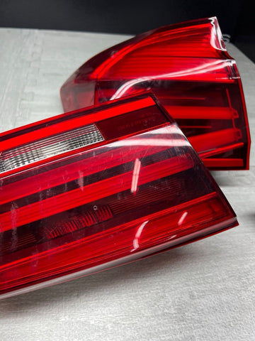 15-18 BMW F30 320 330 F80 M3 LCI Rear Tail Lights Taillights Set OEM
