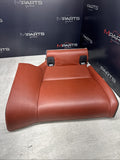 08-13 BMW E92 M3 Coupe Right Passenger Rear Seat Bottom Bench Fox Red Leather