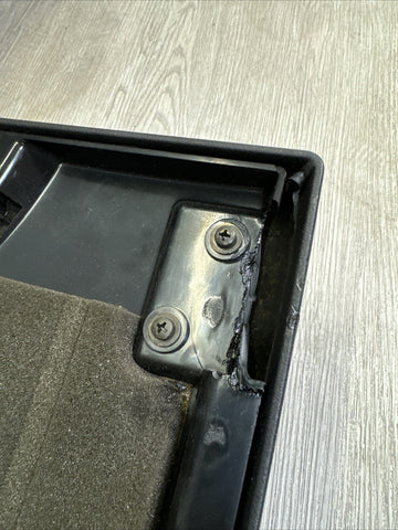 BMW Z3M Roadster Center Subwoofer Sub Compartment Cover Lid Black Leather 00-02