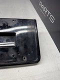 BMW E46 M3 01-06 Front License Plate Cover Base Bracket 51112694726 Jet Black