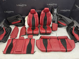 21-25 ACURA TLX TYPE S INTERIOR SET RED ALCANTARA LEATHER SEATS OEM 7K MILES