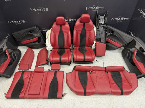 21-25 ACURA TLX TYPE S INTERIOR SET RED ALCANTARA LEATHER SEATS OEM 7K MILES