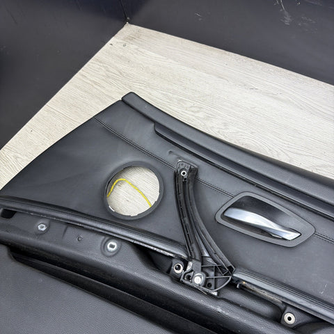 08-13 BMW E92 M3 Original Black Interior Front Right Passenger Door Card Panel