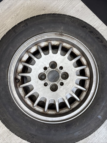 84-91 OEM BMW e30 318i 325e 325i Bottle Cap Wheel Rim 59144 14” 14x6 1125688