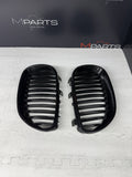 2006-2010 BMW E60 525i 528i 530i 535i 545i 550i M5 FRONT HOOD VENT GRILLES BLACK