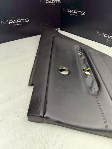 01-06 BMW E46 M3 REAR PASSENGER RIGHT SIDE DOOR PANEL CARD BLACK OEM