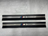 OEM BMW E36 M3 Sedan Front & Rear Left Right Door Sill Trim Cover Set Black