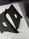 01-06 BMW E46 330CI M3 Coupe Rear C Pillars Trims Panels Black Pair OEM *Notes*