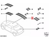 NEW MINI Cooper R58 Coop.S JCW S SD Coupe Set Trim Strip Roof Decals 51142759652