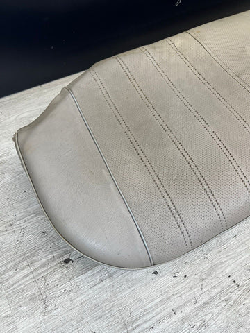 BMW OEM E30 86-92 COUPE REAR SEAT BOTTOM CUSHION BEIGE LEATHER BENCH