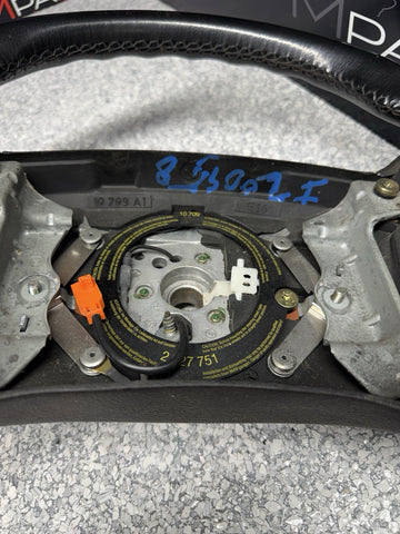 95-99 BMW E36 M3 Steering Wheel Black 4 Spoke