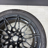 OEM BMW G82 G83 G80 M3 Rear Wheel Rim Style 826M R20x10.5" ET20 Black w/Tire
