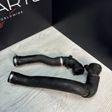 01-06 BMW E46 M3 S54 Pair Set of 2 Radiator Coolant Hoses