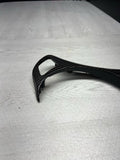 08-13 BMW E90 E92 E93 M3 Lower Steering Wheel Trim Cover Plate Carbon Fiber