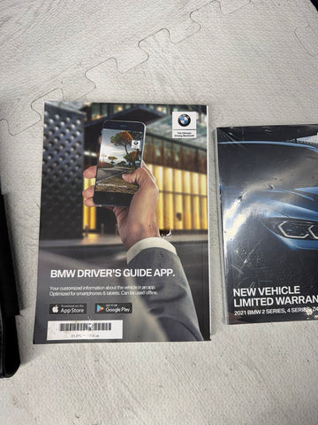 19-21 OEM BMW F87 M2 Competition Coupe Owners Manual Book Pouch