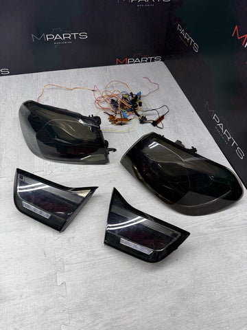 14-17 BMW F32 F82 F83 F33 F36 M4 REAR SKOKED AFTERMARKET TAIL LIGHTS LAMPS SET