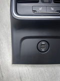 15-23 PORSCHE MACAN REAR A/C PANEL W/HEATED SEATS & DUAL USB PORT 95B819203