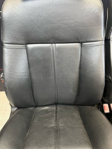 06-10 BMW E60 M5 Interior Front Seats Black Complete Powered
