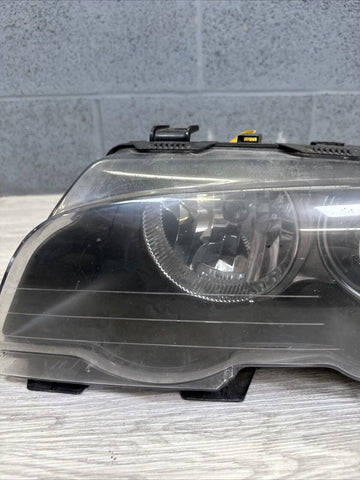 02-06 BMW E46 M3 ORIGINAL Left Driver Side Bi Xenon Headlight Silver Bezel