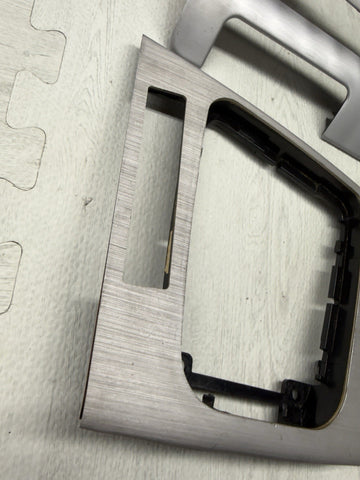 01-06 BMW E46 M3 Convertible Interior Armrests Trim Set Brushed Aluminum *Tabs