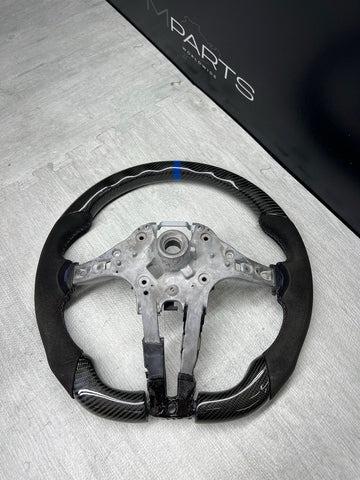 15-20 BMW F80 F82 F83 M3 M4 Carbon fiber Steering Wheel Manual DCT