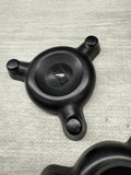 BMW E46 M3 FRONT STRUT TOWER PROTECTION CAPS COVERS PAIR 31312229458 OEM