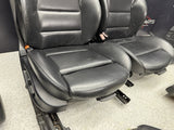 01-06 BMW E46 M3 Convertible Interior Heated Seats Nappa Black Set Complete