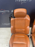 01-06 BMW E46 M3 Convertible Interior Front Heated Seats Cinnamon *Notes*