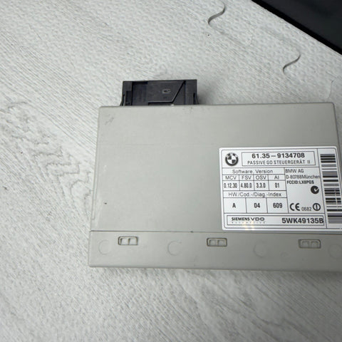 8-13 BMW 1 3 E90 E91 E92 Passive Go Keyless Entry Control Module OEM 9134708
