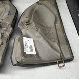 BMW F82 M4 Right Left Rear Black Merino Leather Seat Side Bolsters Pair