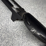 01-06 BMW E46 M3 CONVERTIBLE REAR SEAT ROLLOVER BAR TRIM COVER BLACK 8204279 OEM