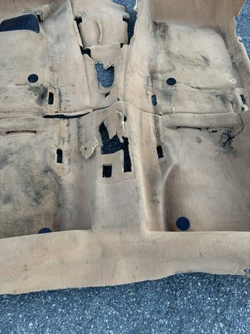 BMW E39 540 530 525 M5 5-Series Factory Caramel Front Floor Carpet OEM