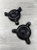 BMW E46 M3 FRONT STRUT TOWER PROTECTION CAPS COVERS PAIR 31312229458 OEM