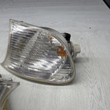 02-06 BMW E46 325 328 M3 Clear Corner Lights Tail Lamps 6919651 6919652 *Notes*