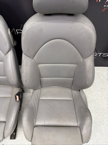 01-06 BMW E46 M3 Coupe Interior Front Not Heated Seats Dove Gray