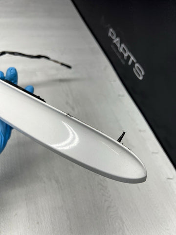 01-03 BMW E46 M3 Coupe Trunk Lid Grip Key Deck Handle Alpine White