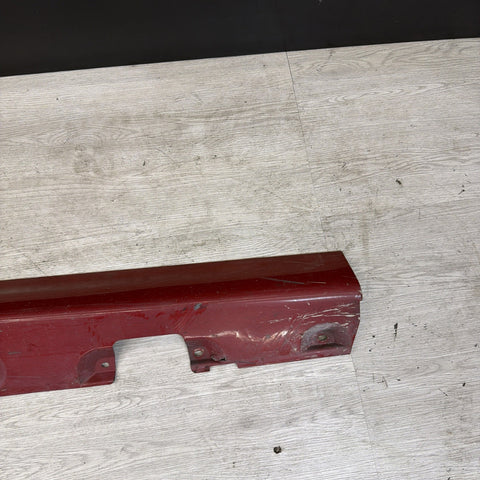 BMW E46 M3 01-06 RIGHT PASSENGER SIDE SKIRT ROCKER PANEL MOLDING IMOLA RED