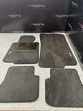 Genuine 01-06 BMW E46 M3 Convertible Carpets Floor Mats Black Front & Rear