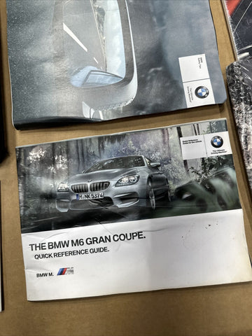 OEM BMW 13-16 F06 M6 OWNERS MANUAL BOOK BOOKS BOOKLETS POUCH