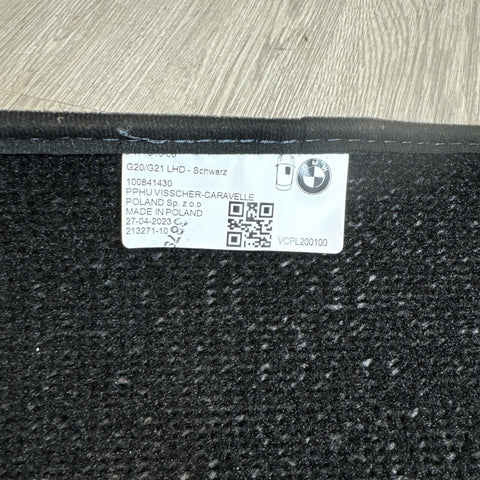 BMW OEM G20 G80 M3 19-23 BLACK 4PC CARPET FLOOR MATS 6k Miles