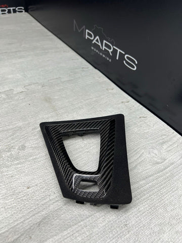 OEM Center Console Shifter Trim Dome Plate Alcantara BMW 15-20 F80 F82 F83 M3 M4